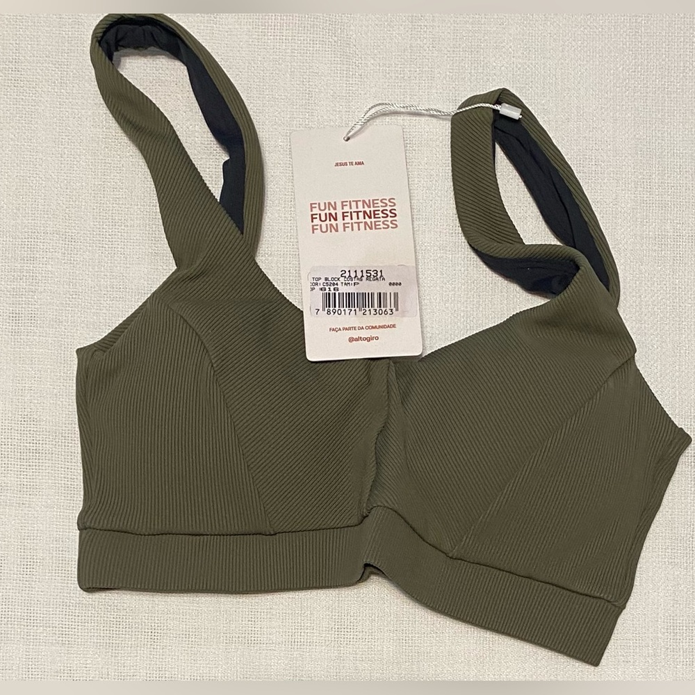 Alto Giro - Top Block Costas Regata In Olive Green Sz: P/S.